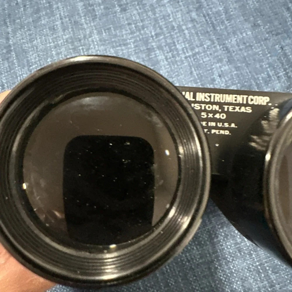 VTG Binoculars National Instrument Corp. 5x40 USA Houston Texas